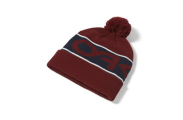 Image of Oakley Factory Cuff Beanie - Mens, Red Line, One Size 911432-465-U