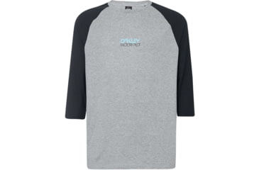 Image of Oakley Factory Pilot 3/4 Tee - Mens, Blackout, Medium, 457816-02E-M