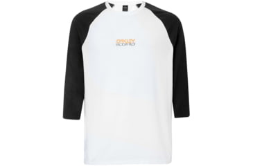 Image of Oakley Factory Pilot 3/4 Tee - Men's, White, Extra Small, 457816-100-XS