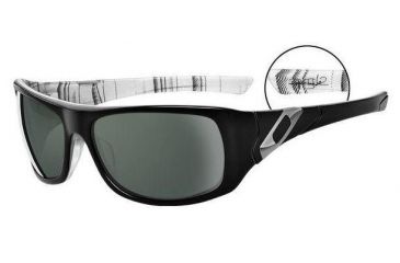 Image of Oakley Fast Jacket Ryan Sheckler Sideways Plaid Frame w/ Dark Green Lenses Sunglasses 05-994