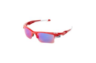 Image of Oakley FAST JACKET XL OO9156 Progressive Prescription Sunglasses OO9156-915616-71 - Lens Diameter 71 mm, Frame Color Infared