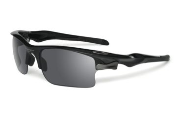 Image of Oakley FAST JACKET XL OO9156 Progressive Prescription Sunglasses OO9156-915618-71 - Lens Diameter 71 mm, Frame Color Polished Black