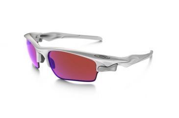 Image of Oakley Fast Jacket XL Mens Sunglasses Polished White Frame, G30 and Slate Lens OO9156-25