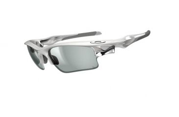 Image of Oakley Fast Jacket XL Shades, Polish Wht Frm, Clr Blk Irid Photo Lens, SOLFX OO9156-10