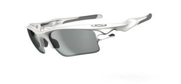 Image of Oakley Fast Jacket XL Shades, Polish Wht Frm, Clr Blk Irid Photo Lens, SOLFX OO9156-10
