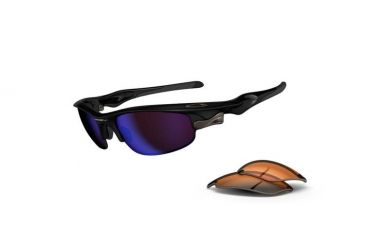 Image of Oakley Fast Jacket Polished Black Frame w/ G30 &amp; Persimmon OO9097-03