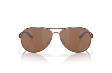 Image of Oakley Feedback OO4079 Progressive Prescription Sunglasses OO4079-407931-59 - Lens Diameter 59 mm, Frame Color Rose Gold