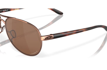 Image of Oakley Feedback OO4079 Progressive Prescription Sunglasses OO4079-407931-59 - Lens Diameter 59 mm, Frame Color Rose Gold