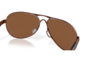 Image of Oakley Feedback OO4079 Progressive Prescription Sunglasses OO4079-407931-59 - Lens Diameter 59 mm, Frame Color Rose Gold