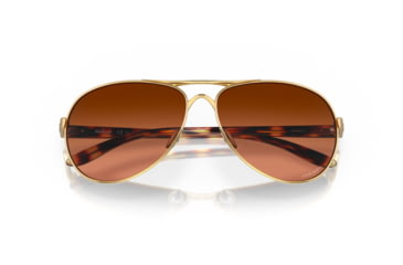 Image of Oakley Feedback OO4079 Sunglasses - Womens, Polished Gold, 59, OO4079-407941-59