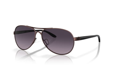 Image of Oakley Feedback Sunglasses, Satin Grenache, Prizm Black Gradient, Prizm Black Gradient, OO4079-4859