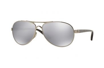 Image of Oakley Feedback Womens Sunglasses 407929-59 - Polished Chrome Frame, Chrome Iridium Lenses