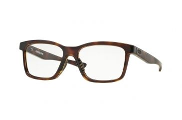 Image of Oakley FENCELINE OX8069 Single Vision Prescription Eyeglasses 806902-53 - Polished Tortoise Frame