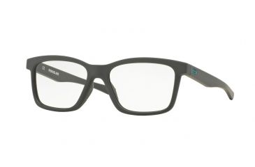 Image of Oakley FENCELINE OX8069 Single Vision Prescription Eyeglasses 806908-53 - Satin Pavement Frame