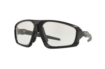 Image of Oakley FIELD JACKET OO9402 Progressive Prescription Sunglasses, 64mm, Matte Black, OO9402-940206-64-PRO