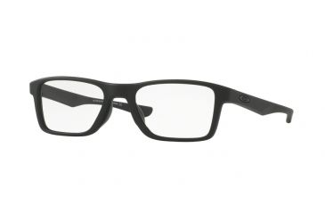 Image of Oakley Fin Box OX8108 Single Vision Prescription Eyeglasses 810801-51 - Satin Black Frame