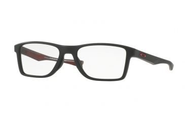 Image of Oakley Fin Box OX8108 Single Vision Prescription Eyeglasses 810802-51 - Matte Steel Frame
