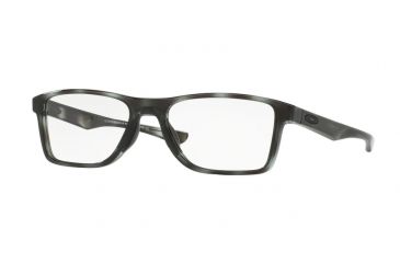 Image of Oakley Fin Box OX8108 Single Vision Prescription Eyeglasses 810804-51 - Polished Grey Tortoise Frame