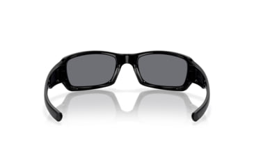 Image of Oakley Fives Squared Mens Sunglasses Polished Black Frame, Grey Lens OO9238-04