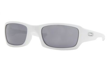Image of Oakley FIVES SQUARED OO9079 Progressive Prescription Sunglasses OO9079-03-443-54 - Lens Diameter 54 mm, Frame Color Polished White