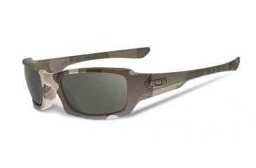 Image of Oakley Fives Squared Progressive Prescription Sunglasses, Multicam Frame, 53-076PR
