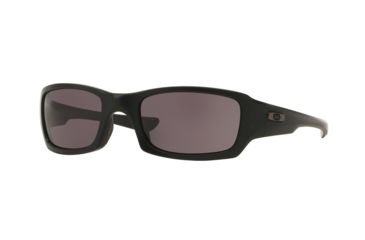 Image of Oakley Fives Squared OO9238 Single Vision Prescription Sunglasses OO9238-923810-54 - Lens Diameter 54 mm, Frame Color Matte Black