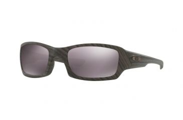 Image of Oakley FIVES SQUARED OO9238 Single Vision Prescription Sunglasses OO9238-923819-54 - Lens Diameter 54 mm, Frame Color Woodgrain