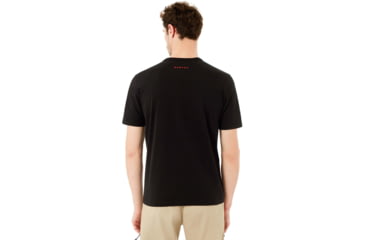 Image of Oakley Flag Short Sleeve Tee - Men's, Blackout, Small, 457398-02E-S