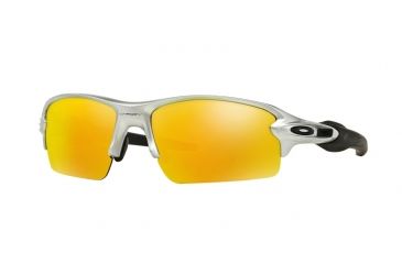 Image of Oakley FLAK 2.0 OO9295 Single Vision Prescription Sunglasses OO9295-929502-59 - Lens Diameter 59 mm, Frame Color Silver