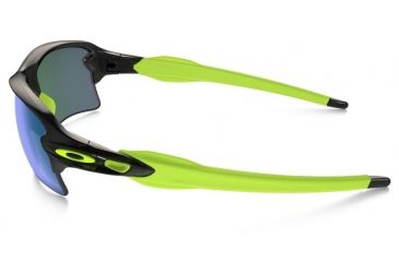 Image of Oakley Flak 2.0 XL Sunglasses Black Ink Frame, Jade Iridium Polarized Lens-OO9188-09