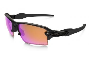 Image of Oakley Flak 2.0 XL Sunglasses Polished Black Frame, Prizm Trail Lens-OO9188-06