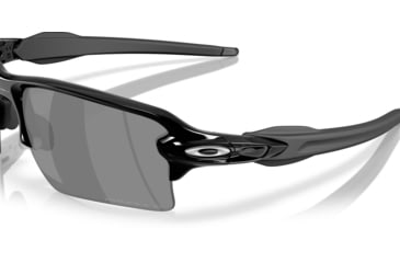 Image of Oakley Flak 2.0 XXL Sunglasses, Polished Black, PRIZM Black Polarized, PRIZM Black Polarized, OO9488-0463