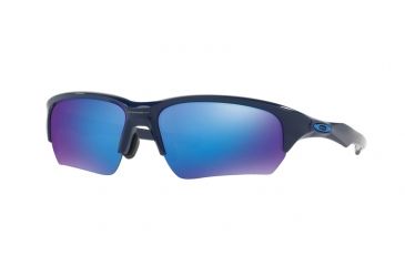Image of Oakley FLAK BETA A OO9372 Progressive Prescription Sunglasses OO9372-937203-65 - Lens Diameter 65 mm, Frame Color Navy