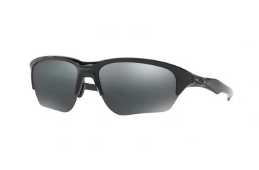Image of Oakley FLAK BETA OO9363 Sunglasses 936302-64 - Polished Black Frame, Black Iridium Lenses
