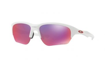Image of Oakley FLAK BETA OO9363 Sunglasses 936305-64 - Matte White Frame, Prizm Road Lenses