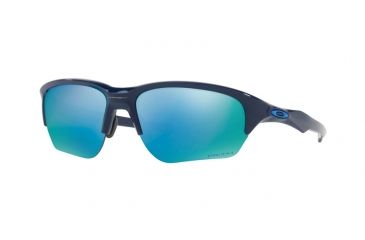 Image of Oakley FLAK BETA OO9363 Sunglasses 936307-64 - Navy Frame, Prizm Deep H2o Polarized Lenses