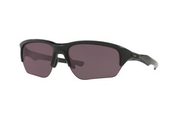 Image of Oakley FLAK BETA OO9363 Sunglasses 936309-64 - Matte Black Frame, Prizm Grey Polar Lenses