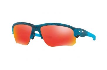 Image of Oakley FLAK DRAFT OO9364 Progressive Prescription Sunglasses OO9364-936410-67 - Lens Diameter 67 mm, Frame Color Aero Grid Sky