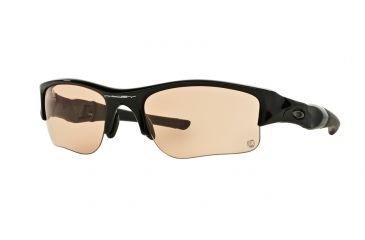 Image of Oakley FLAK JACKET XLJ OO9009 Progressive Prescription Sunglasses OO9009-900905-63 - Lens Diameter 63 mm, Frame Color Polished Black