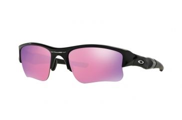 Image of Oakley FLAK JACKET XLJ OO9009 Progressive Prescription Sunglasses OO9009-24-428-63 - Lens Diameter 63 mm, Frame Color Polished Black