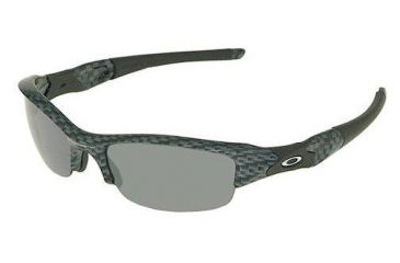 Image of Oakley Flak Jacket True Carbon Fiber Frame w/ Black Iridium Lenses Sunglasses 03-890