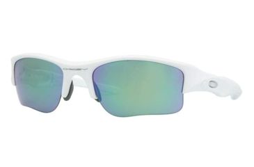 Image of Oakley FLAK JACKET XLJ OO9009 Progressive Prescription Sunglasses OO9009-26-222-63 - Lens Diameter 63 mm, Frame Color Matte White