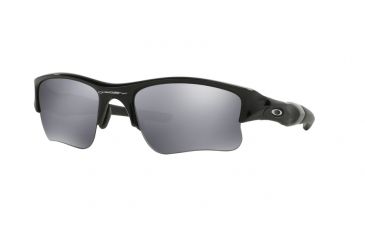 Image of Oakley FLAK JACKET XLJ OO9009 Progressive Prescription Sunglasses OO9009-03-915-63 - Lens Diameter 63 mm, Frame Color Jet Black