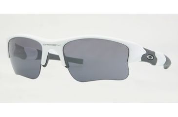 Image of Oakley FLAK JACKET XLJ OO9009 Progressive Prescription Sunglasses OO9011-03-917-63 - Lens Diameter 63 mm, Frame Color Polished White