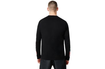 Image of Oakley Flames Ls T-Shirt Tnp - Mens, Blackout, Large, 457976-02E-L