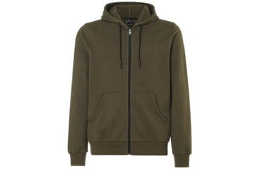 Image of Oakley Fleece Oakley Camou Zipped - Mens, Blackout, Medium 472433-02E-M