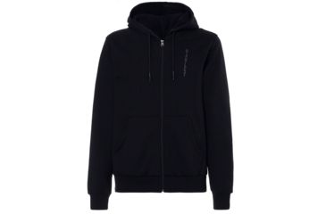 Image of Oakley Fleece Oakley Camou Zipped - Mens, Blackout, Extra Large, 472433-02E-XL