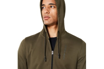 Image of Oakley Fleece Oakley Camou Zipped - Mens, Dark Brush, Medium, 472433-86V-M