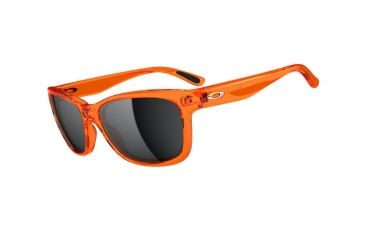 Image of Oakley Forehand Sunglasses, Neon Orange Frame, Black Iridium Lens OO9179-14