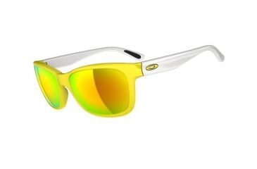 Image of Oakley Forehand Sunglasses, Sunflower Frame, Fire Iridium Lens OO9179-16